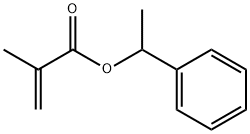 2-Propenoic acid, 2-methyl-, 1-phenylethyl ester Structure