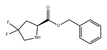 L-Proline, 4,4-difluoro-, phenylmethyl ester Structure