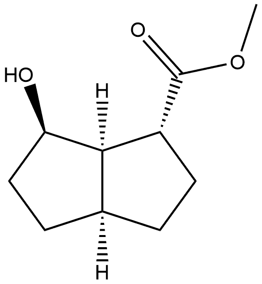 methyl (1R,3aS,6R,6aR)-6-hydroxy-octahydropentalene-1-carboxylate Structure