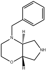 Pyrrolo[3,4-b]-1,4-oxazine, octahydro-4-(phenylmethyl)-, (4aS,7aS)- Structure