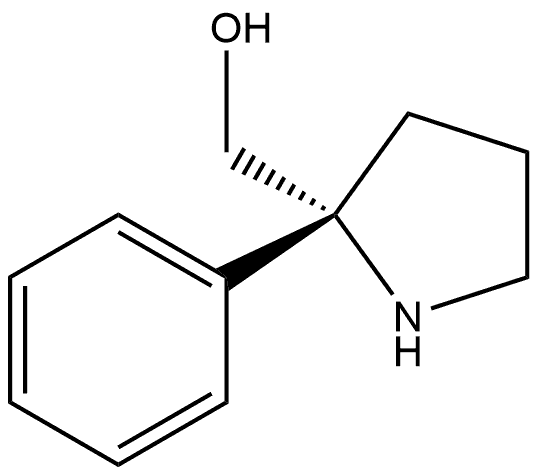 (R)-(2-phenylpyrrolidin-2-yl)methanol Structure