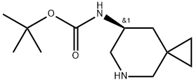 tert-butyl N-[(7S)-5-azaspiro[2.5]octan-7-yl]carbamate Structure