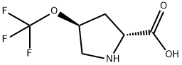 D-Proline, 4-(trifluoromethoxy)-, (4S)- Structure