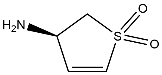 3-Thiophenamine, 2,3-dihydro-, 1,1-dioxide, (3R)- 구조식 이미지