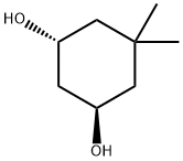 rac-(1R,3R)-5,5-dimethylcyclohexane-1,3-diol, trans Structure