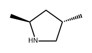 Pyrrolidine, 2,4-dimethyl-, (2S,4S)- Structure