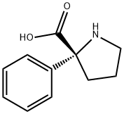 L-Proline, 2-phenyl- Structure