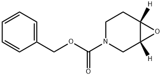 7-Oxa-3-azabicyclo[4.1.0]heptane-3-carboxylic acid, phenylmethyl ester, (1R,6S)- Structure