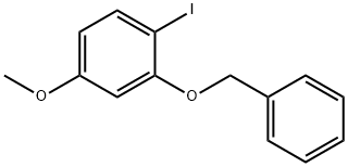 Benzene, 1-iodo-4-methoxy-2-(phenylmethoxy)- Structure