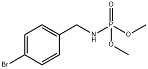 (4-bromophenyl)methyl](dimethoxyphosphoryl)amine 구조식 이미지