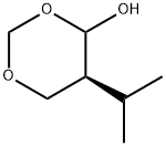 1,3-Dioxan-4-ol, 5-(1-methylethyl)-, (5S)- Structure