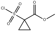 methyl
1-(chlorosulfonyl)cyclopropane-1-carboxylate Structure