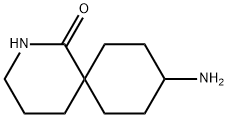 2-Azaspiro[5.5]undecan-1-one, 9-amino- Structure