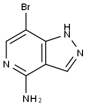 1H-Pyrazolo[4,3-c]pyridin-4-amine, 7-bromo- Structure