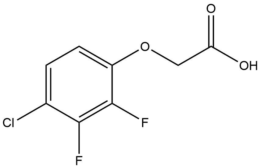 2-(4-chloro-2,3-difluorophenoxy)acetic acid Structure