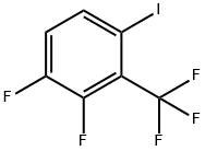 Benzene, 1,2-difluoro-4-iodo-3-(trifluoromethyl)- Structure