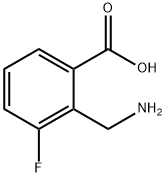 Benzoic acid, 2-(aminomethyl)-3-fluoro- Structure