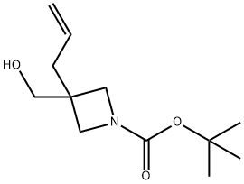 tert-butyl
3-(hydroxymethyl)-3-(prop-2-en-1-yl)azetidine-1-ca
rboxylate Structure