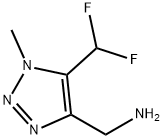 1H-1,2,3-Triazole-4-methanamine, 5-(difluoromethyl)-1-methyl- Structure