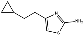 4-(2-cyclopropylethyl)-1,3-thiazol-2-amine Structure