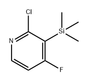 2-Chloro-4-fluoro-3-(trimethylsilyl)pyridine Structure