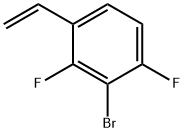 3-Bromo-2,4-difluorostyrene Structure