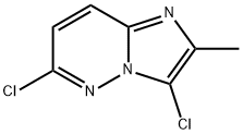 Imidazo[1,2-b]pyridazine, 3,6-dichloro-2-methyl- Structure