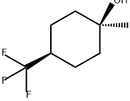 Cyclohexanol, 1-methyl-4-(trifluoromethyl)-, cis- Structure