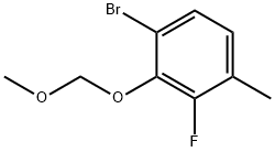 1-Bromo-3-fluoro-2-(methoxymethoxy)-4-methylbenzene Structure