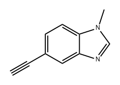 1H-Benzimidazole, 5-ethynyl-1-methyl- Structure