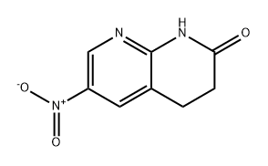 1,8-Naphthyridin-2(1H)-one, 3,4-dihydro-6-nitro- Structure