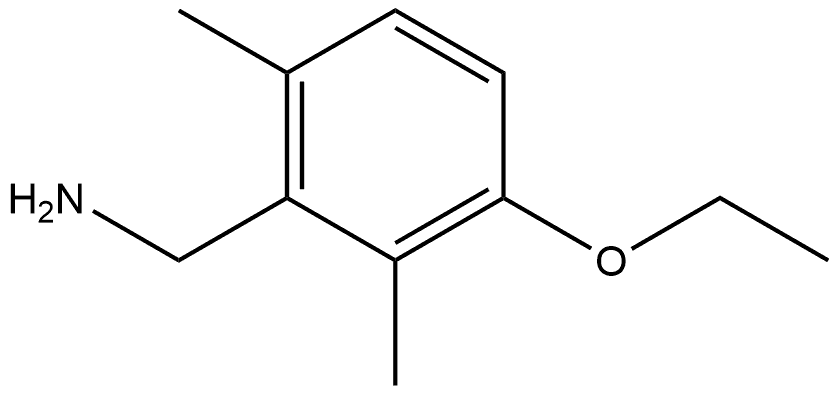 3-Ethoxy-2,6-dimethylbenzenemethanamine Structure