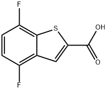 4,7-difluoro-1-benzothiophene-2-carboxylic acid Structure