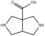 (3ar,6ar)-octahydropyrrolo[3,4-c]pyrrole-3a-carbo xylic acid Structure