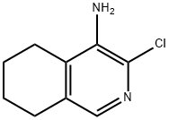 4-Isoquinolinamine, 3-chloro-5,6,7,8-tetrahydro- Structure