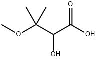 Butanoic acid, 2-hydroxy-3-methoxy-3-methyl- 구조식 이미지