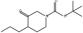 tert-butyl 3-oxo-4-propylpiperidine-1-carboxylate Structure