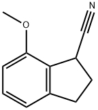 7-methoxy-2,3-dihydro-1H-indene-1-carbonitrile Structure