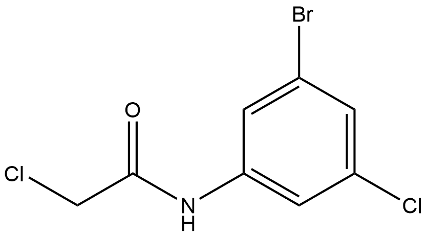 N-(3-Bromo-5-chlorophenyl)-2-chloroacetamide Structure