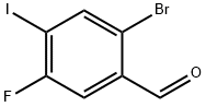 2-Bromo-5-fluoro-4-iodobenzaldehyde Structure