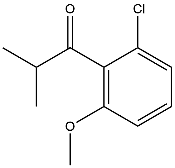 1-(2-Chloro-6-methoxyphenyl)-2-methyl-1-propanone Structure