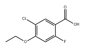 5-Chloro-4-ethoxy-2-fluorobenzoic acid Structure