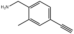 4-Ethynyl-2-methylbenzenemethanamine Structure