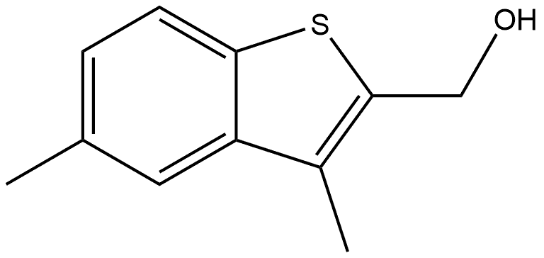 (3,5-dimethylbenzo[b]thiophen-2-yl)methanol Structure