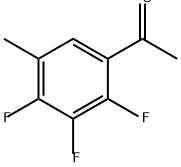 Ethanone, 1-(2,3,4-trifluoro-5-methylphenyl)- Structure