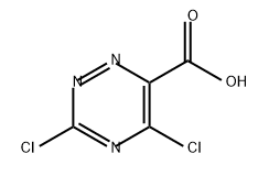 1,2,4-Triazine-6-carboxylic acid, 3,5-dichloro- Structure