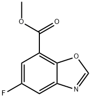 Methyl 5-fluoro-1,3-benzoxazole-7-carboxylate Structure