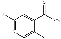 2-Chloro-5-methylpyridine-4-carboxamide Structure