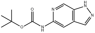 tert-Butyl 1H-pyrazolo[3,4-c]pyridin-5-ylcarbamate Structure