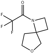 2,2,2-trifluoro-1-{6-oxa-1-azaspiro[3.4]octan-1-yl}e than-1-one Structure